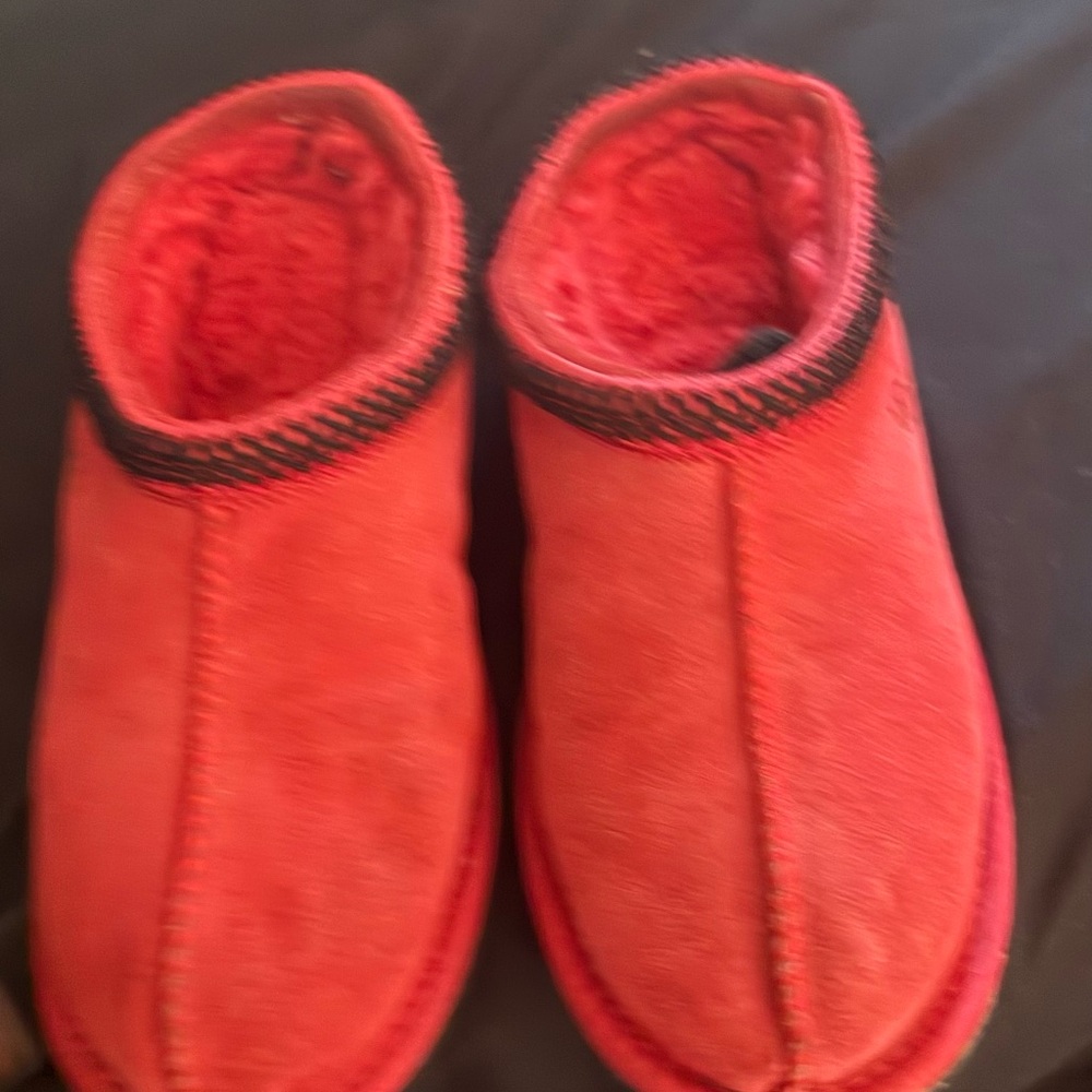 UGG Red Kids Slippers